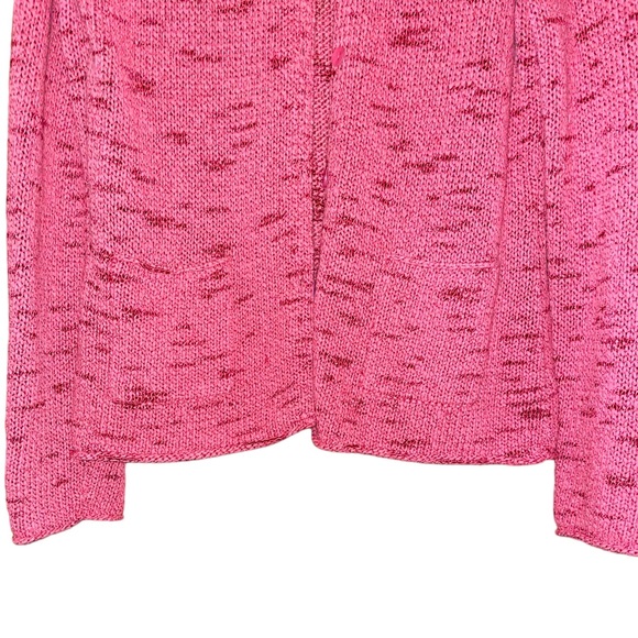 Eileen Fisher Knit Button Up Cardigan in in Pink/Coral - Picture 5 of 5